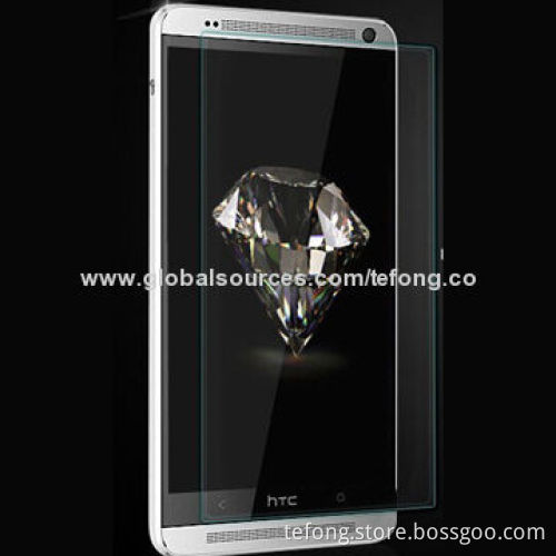Screen protectors for HTC M7, 0.33mm & 9H hardness glass, anti-scratch/anti-fingerprint/easy installNew